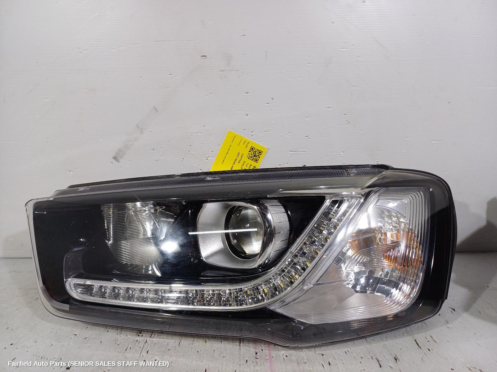 2017 Holden Captiva Left Headlamp