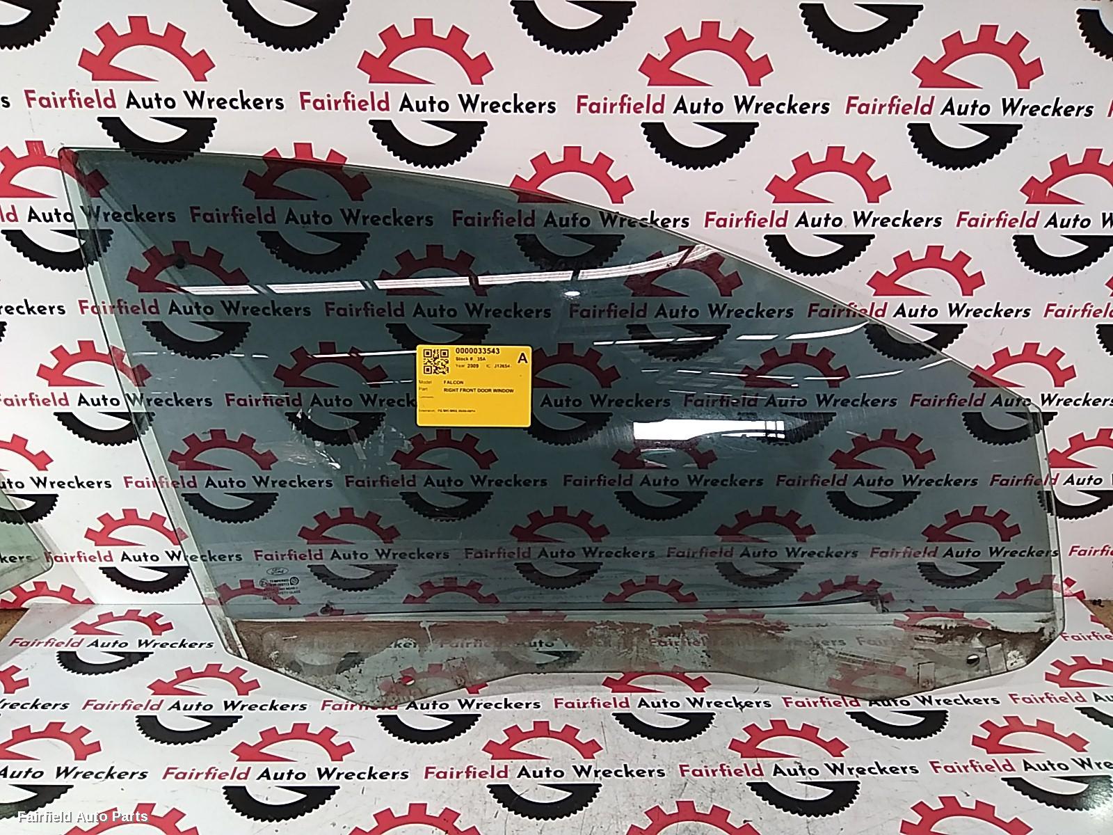 2008-2014 Ford Falcon Right Front Door Window