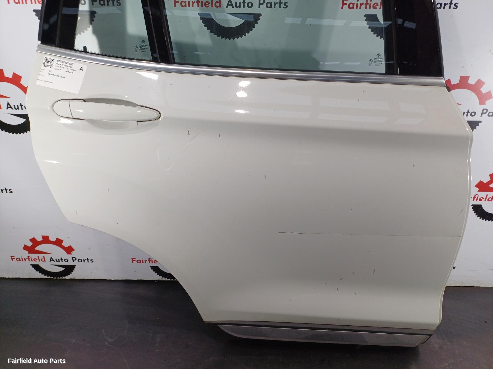 2009-2017 Bmw X3 Right Rear Door Sliding