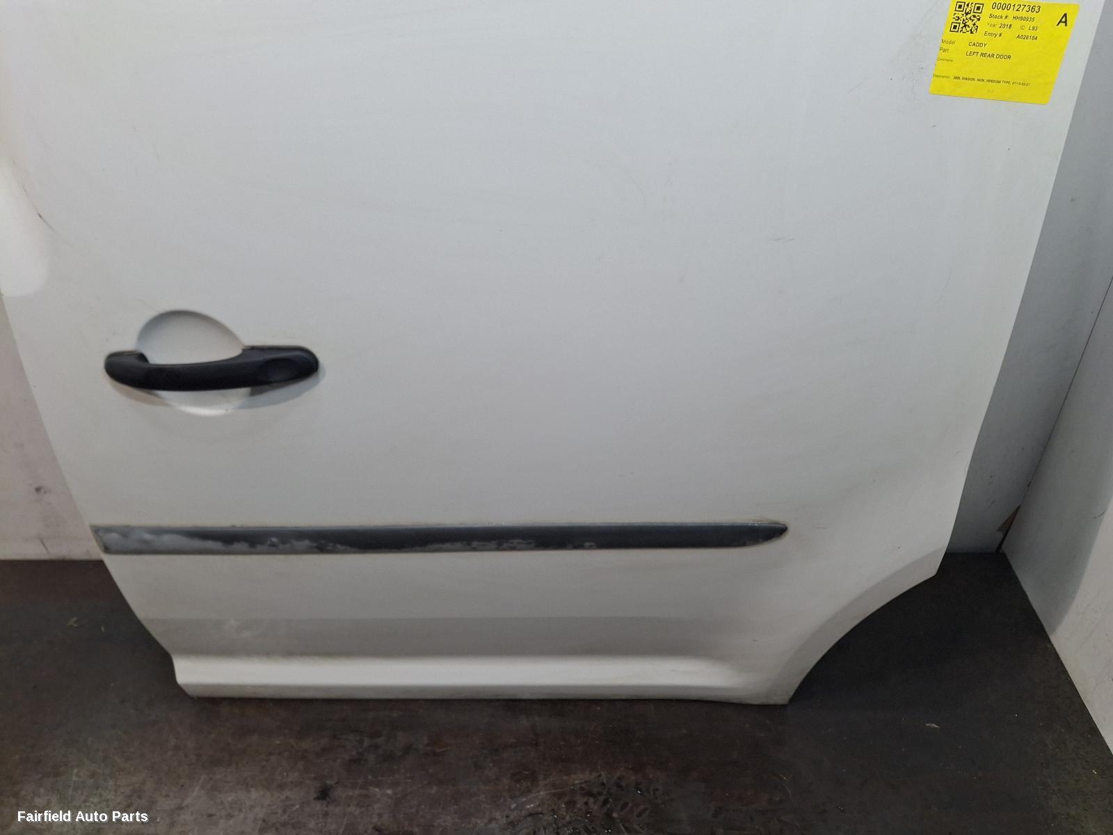 2015-2021 Volkswagen Caddy Left Rear Door Sliding
