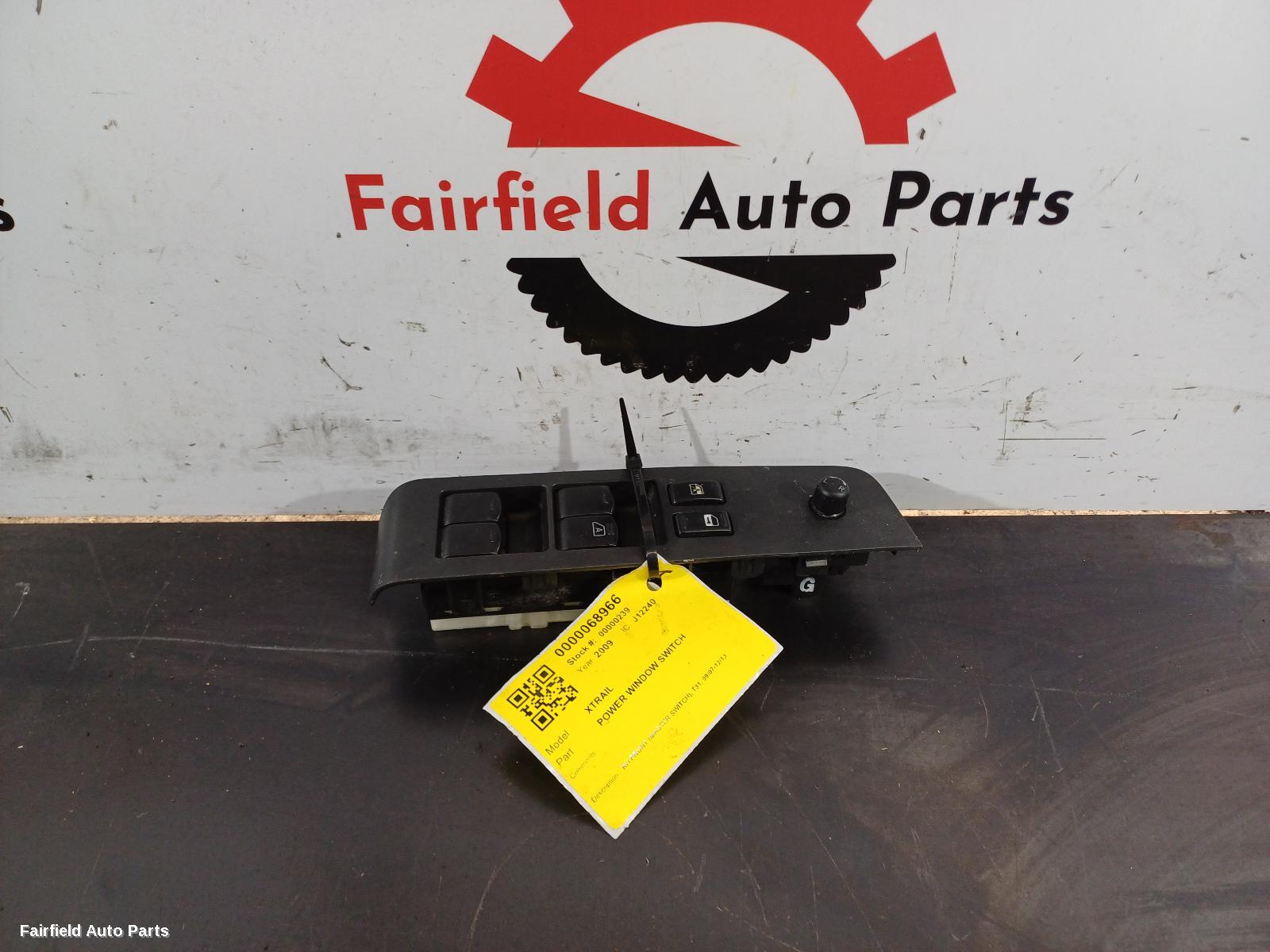 2007-2013 Nissan Xtrail Pwr Dr Wind Switch