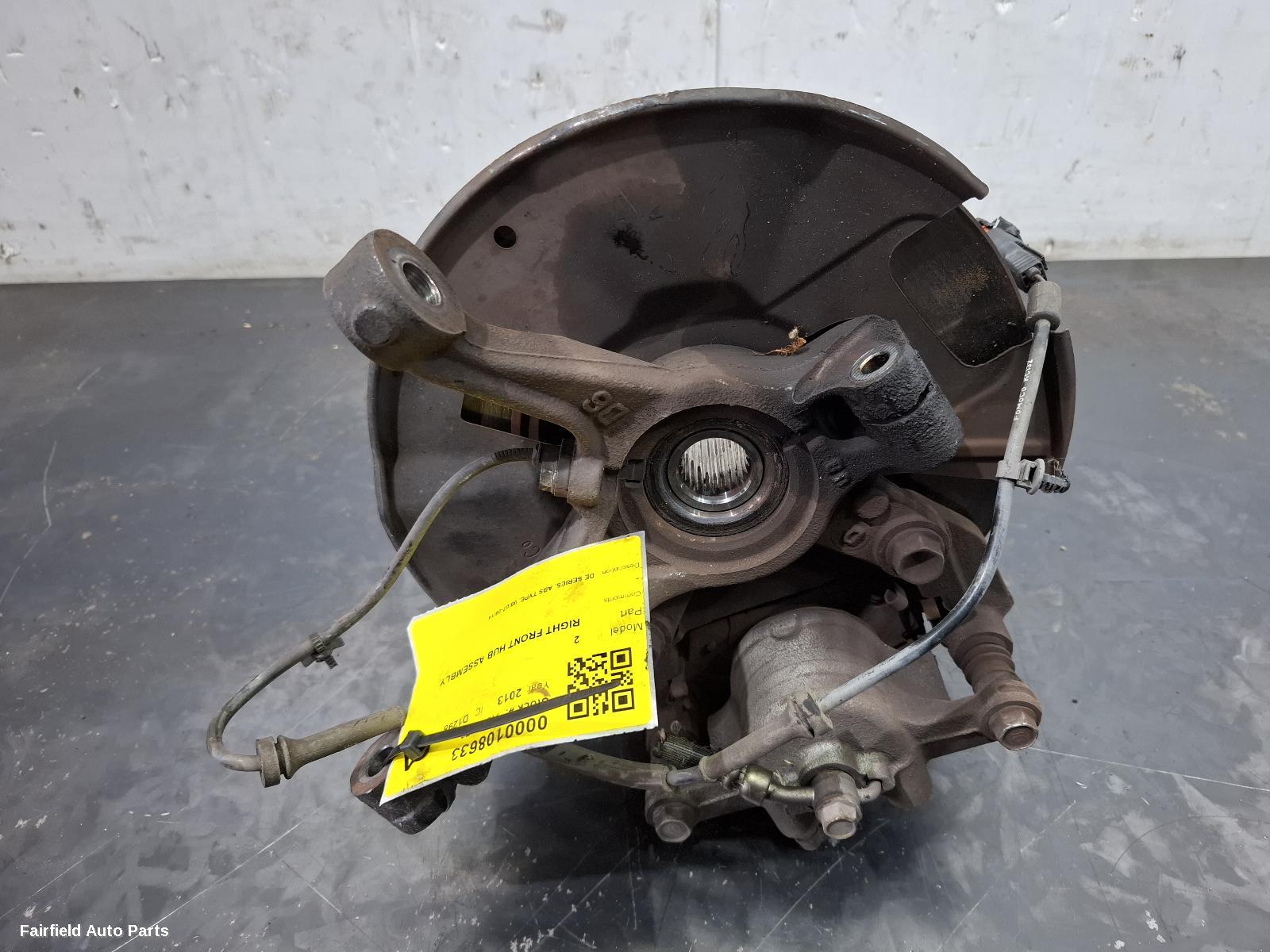2007-2014 Mazda 2 Right Front Hub Assembly