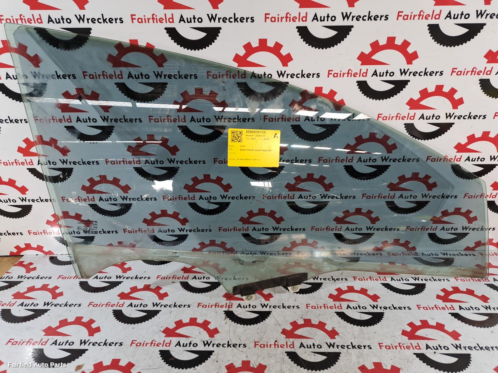 2006-2011 Honda Civic Right Front Door Window