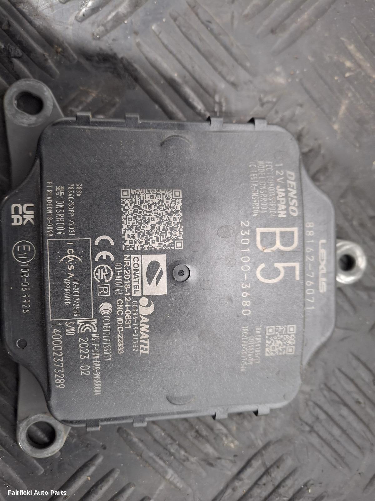 2018-2024 Lexus Ux Reverse Camera