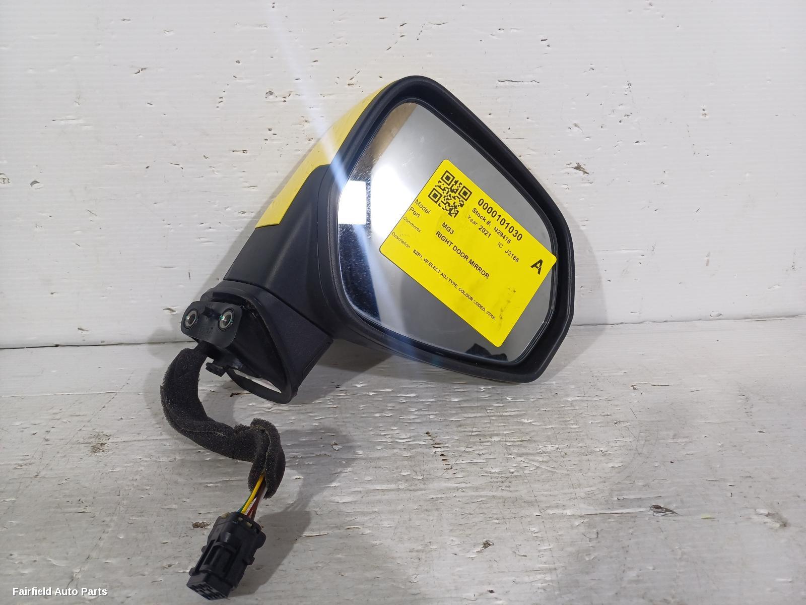 2016-2024 Mg Mg3 Right Door Mirror