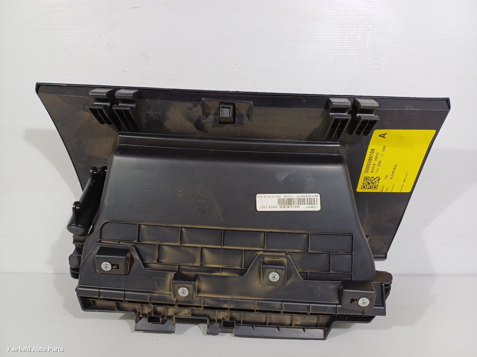 2017-2026 Ldv T60 Glove Box