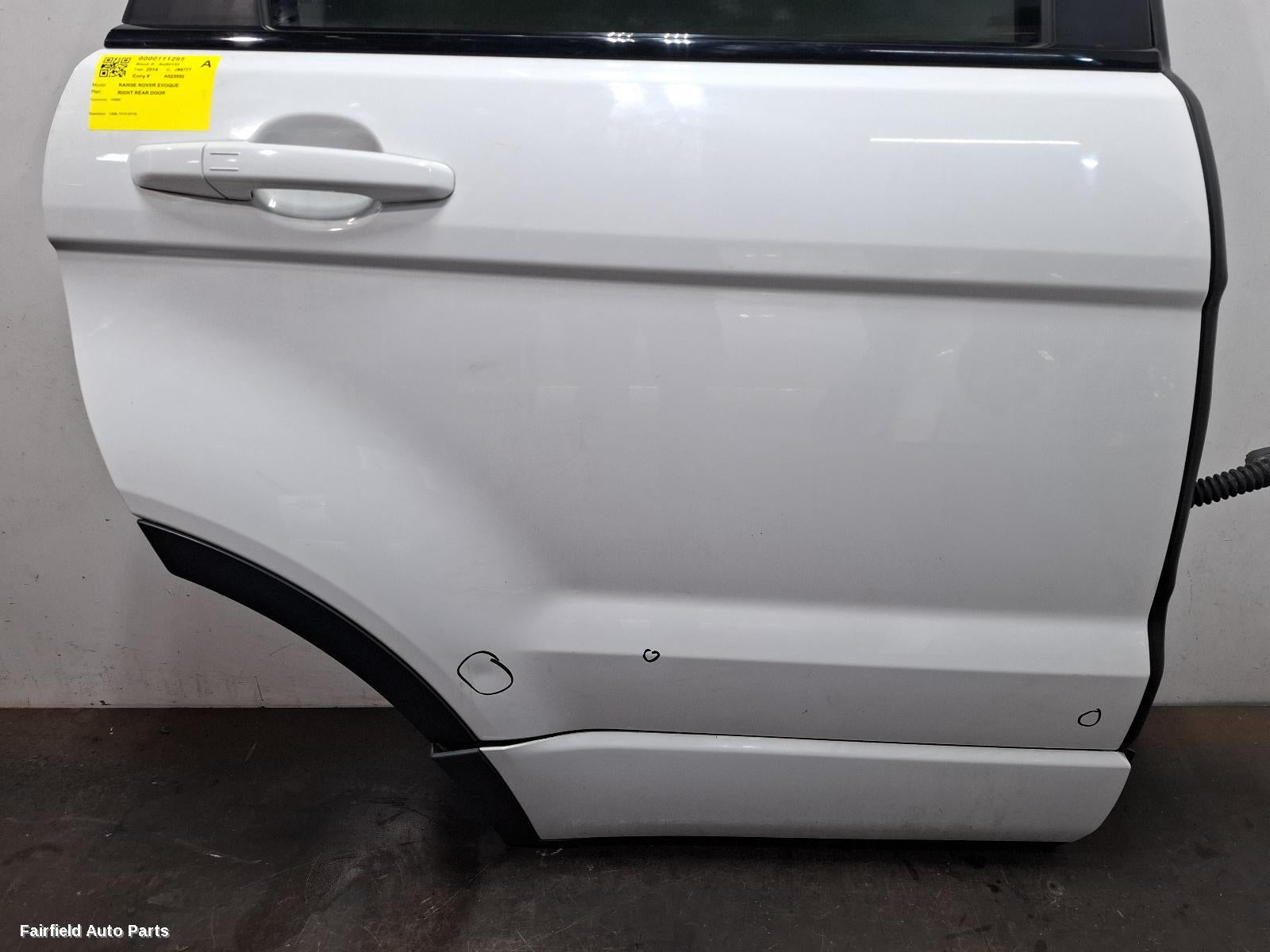 2011-2019 Land Rover Rangerover Evoque Right Rear Door Sliding