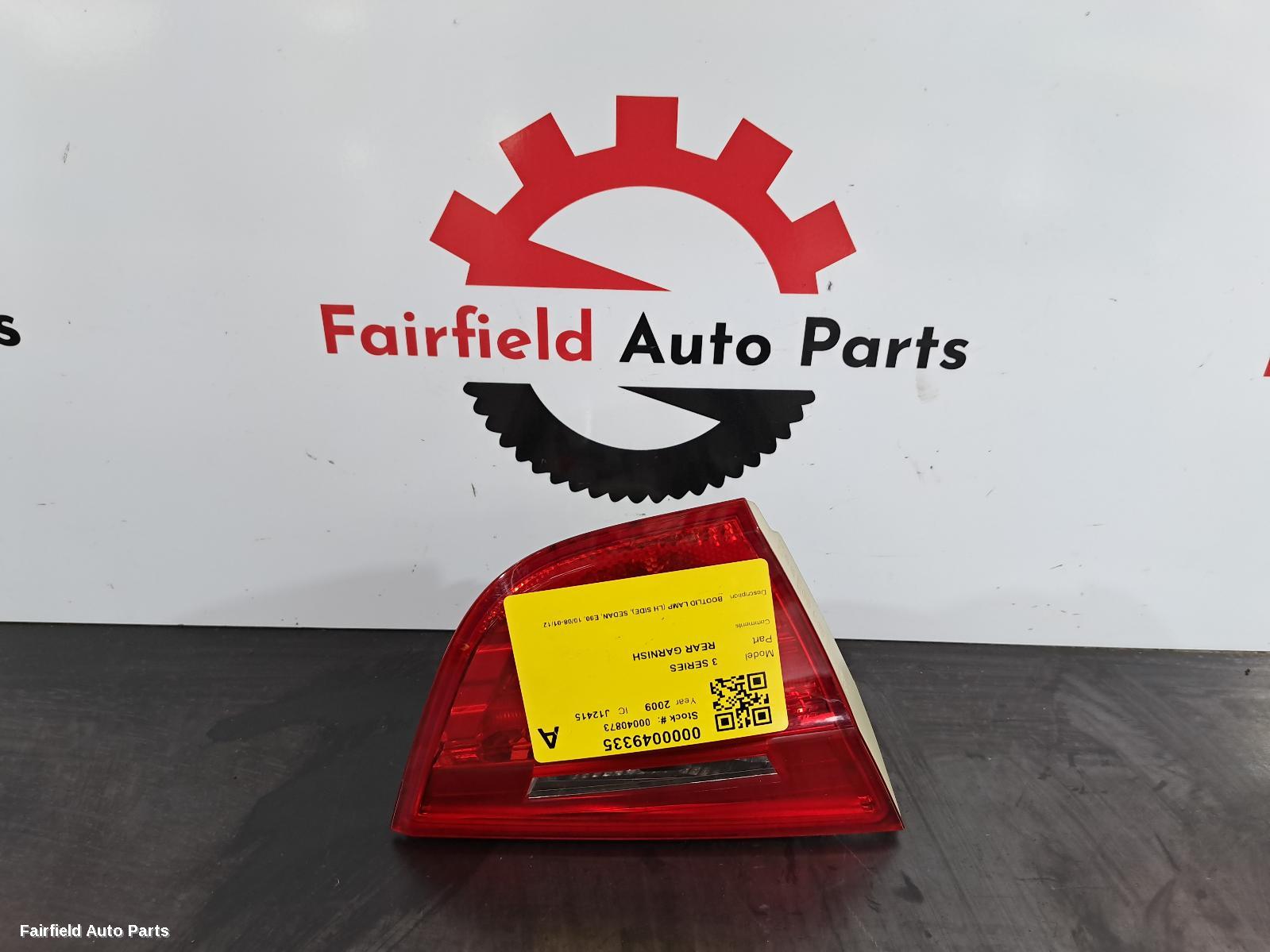 2008-2012 Bmw 3 Series Rear Garnish