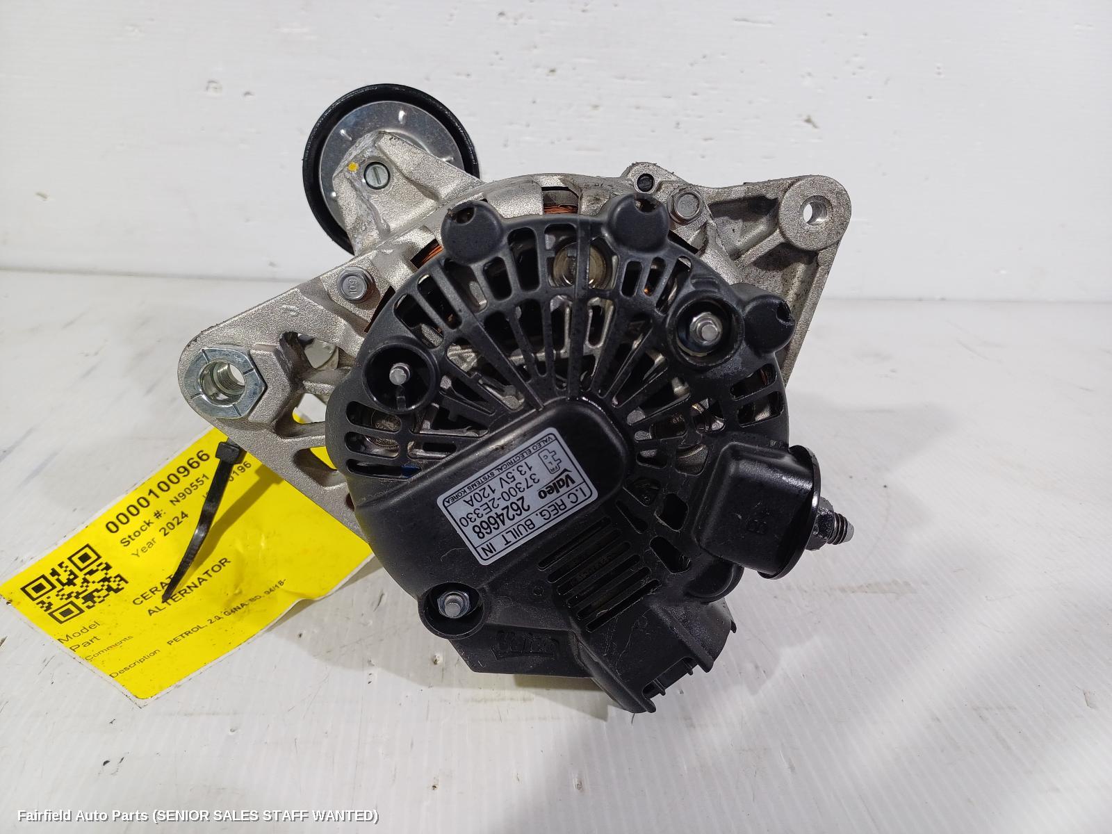 2024 Kia Cerato Alternator