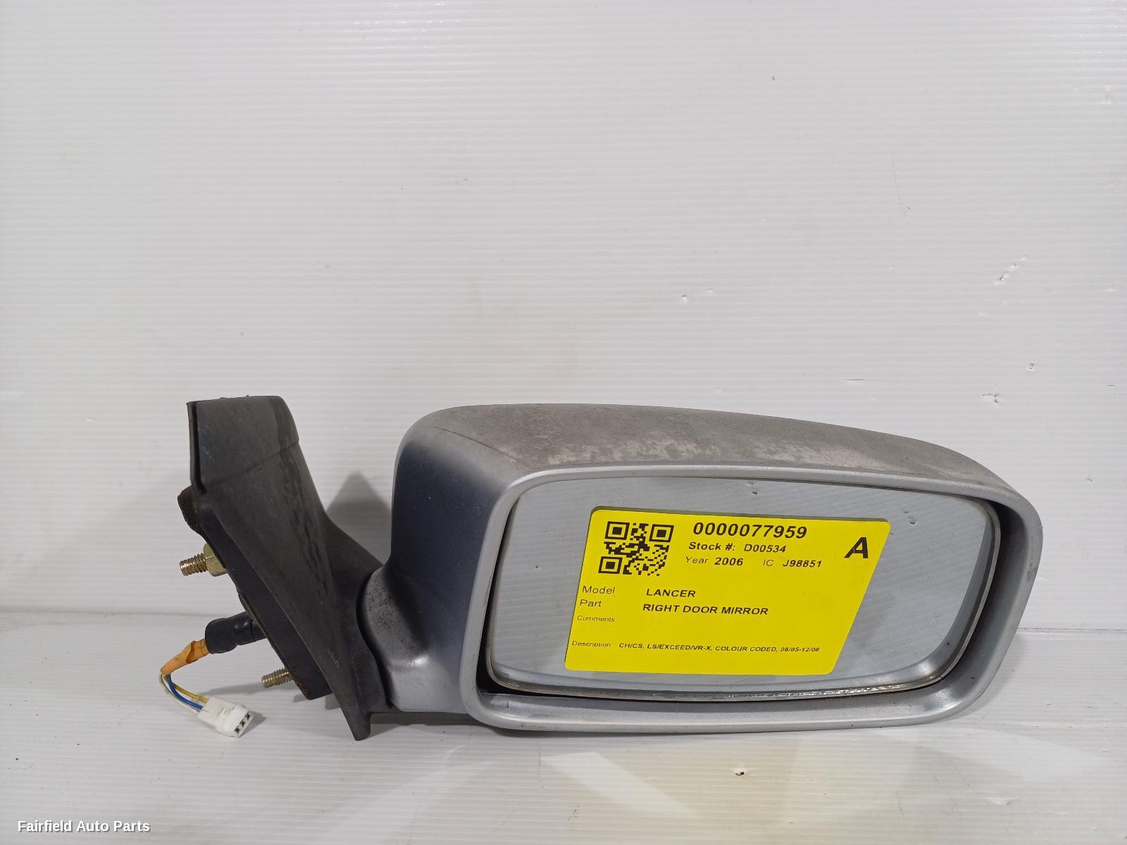 2005-2008 Mitsubishi Lancer Right Door Mirror