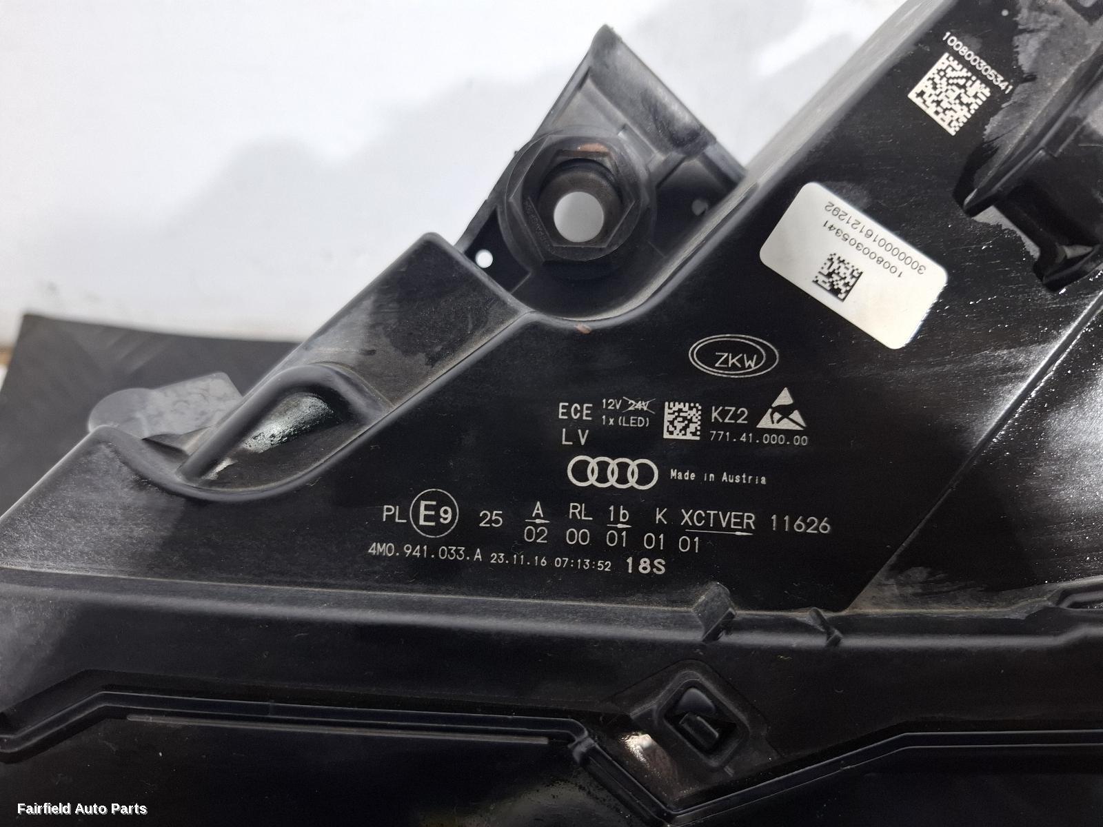 2015-2020 Audi Q7 Left Headlamp