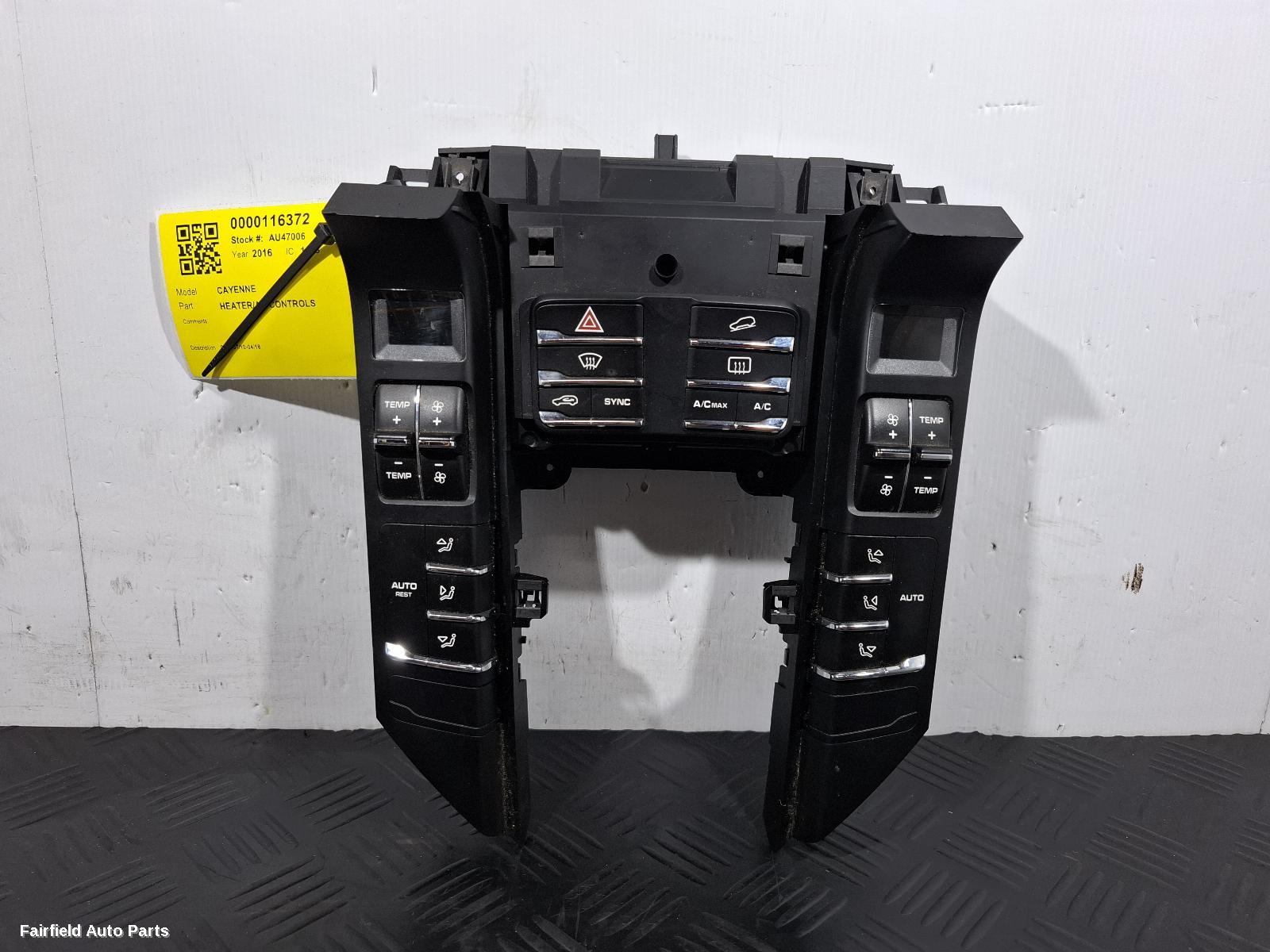 2010-2018 Porsche Cayenne Heater Ac Controls