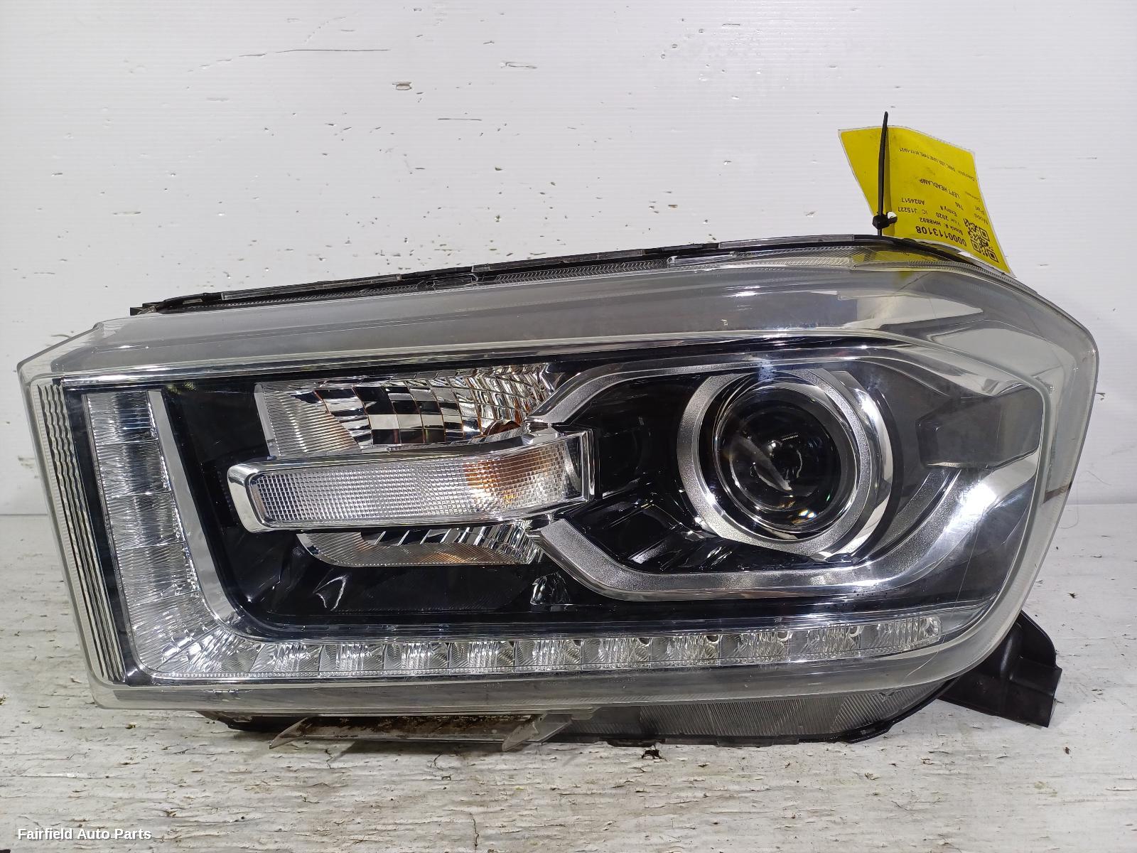 2017-2021 Ldv T60 Left Headlamp