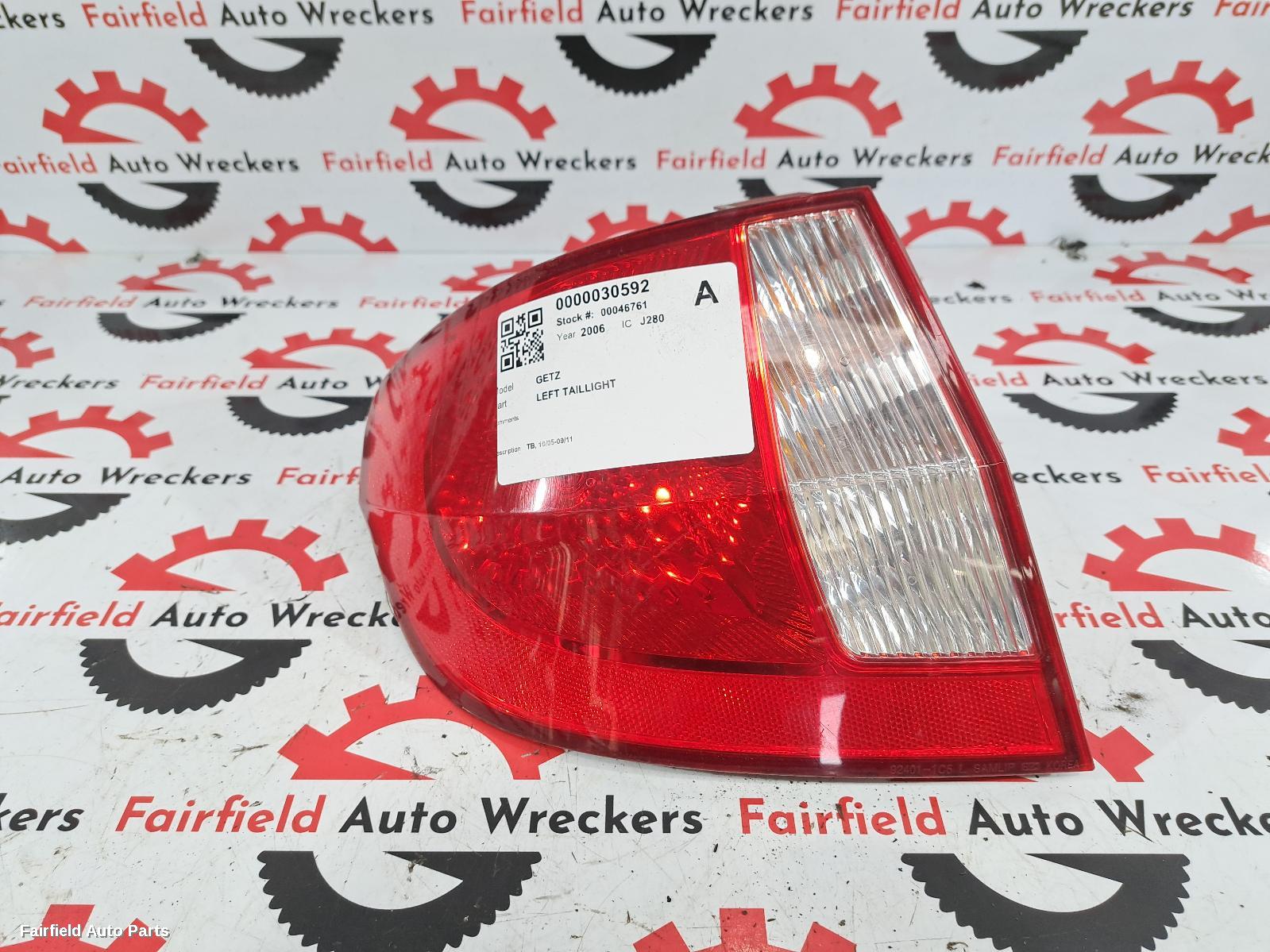 2006 Hyundai Getz Left Taillight