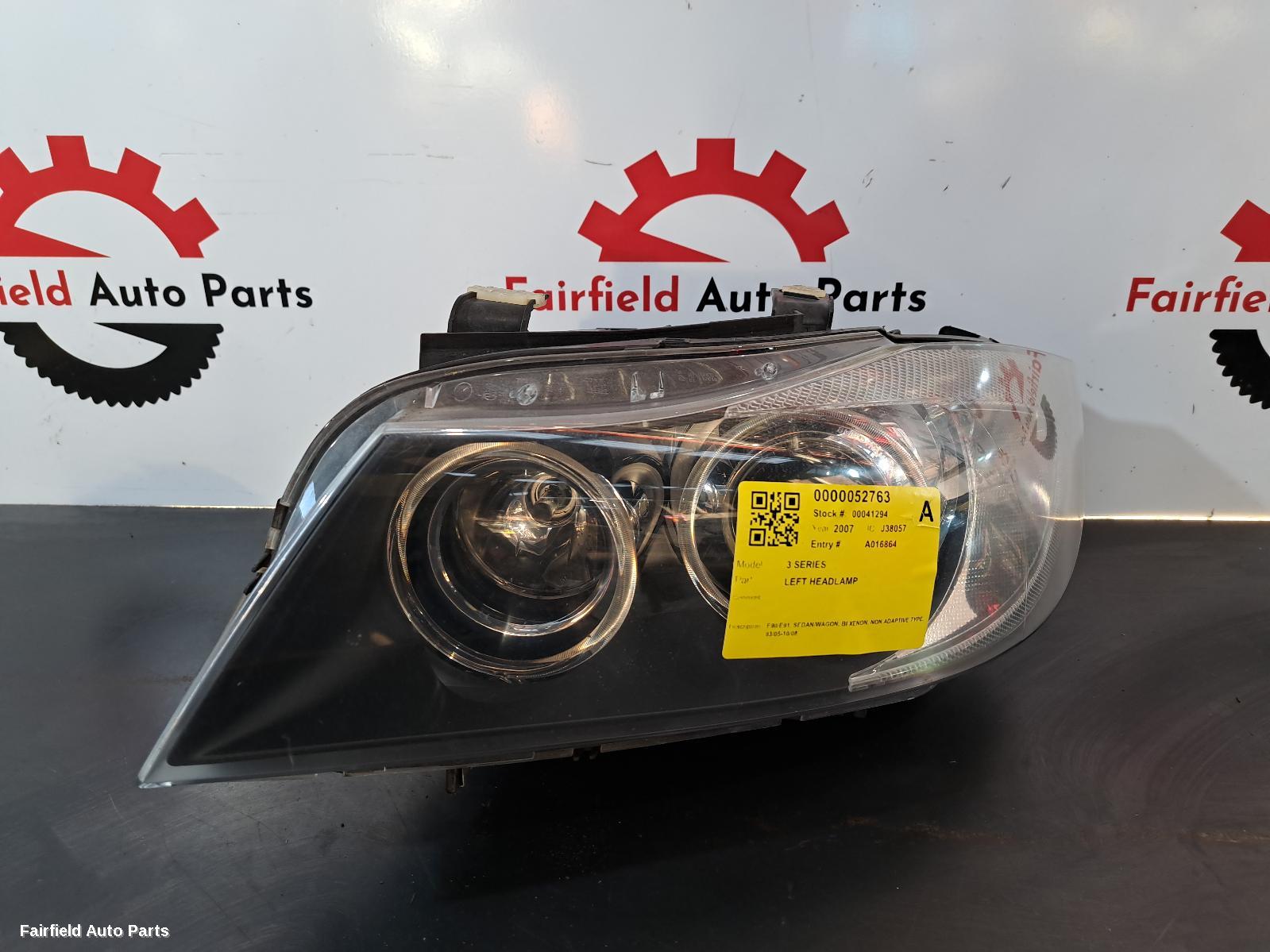 2005-2008 Bmw 3 Series Left Headlamp