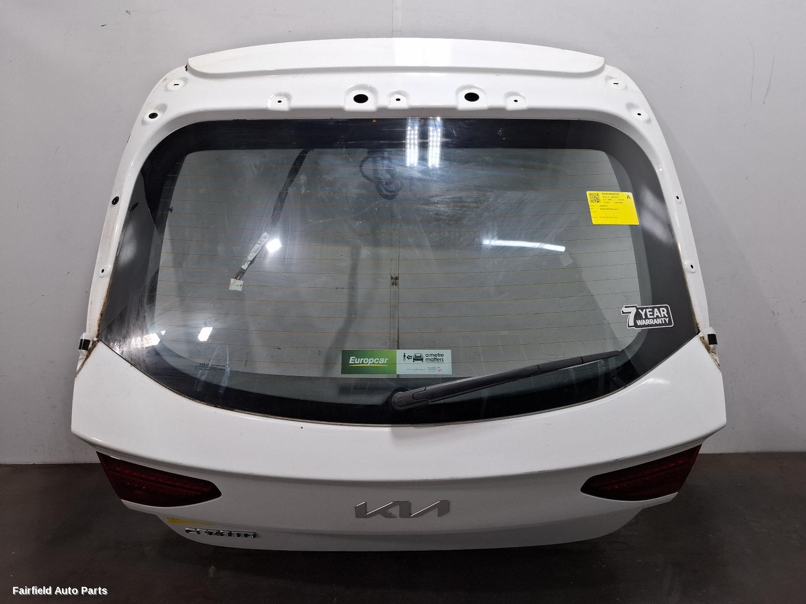 2021 Kia Cerato Bootlid Tailgate