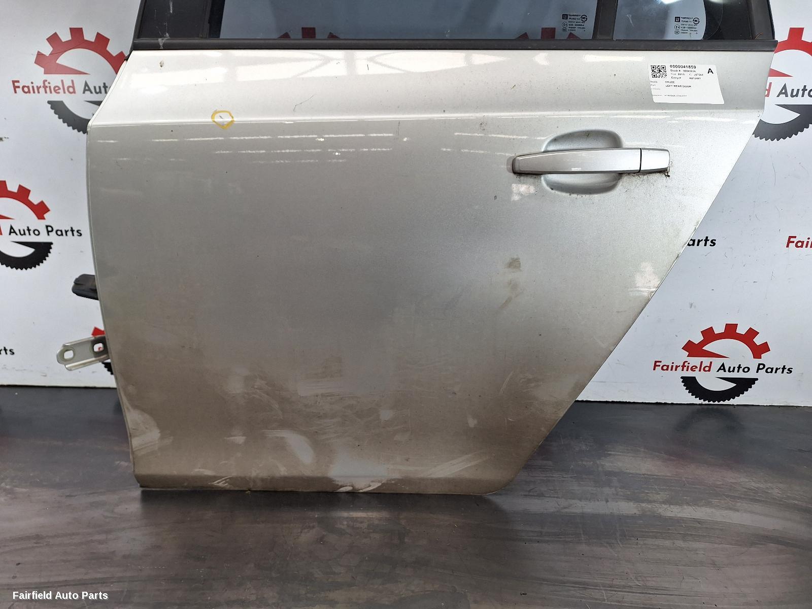 2013 Holden Cruze Left Rear Door Sliding