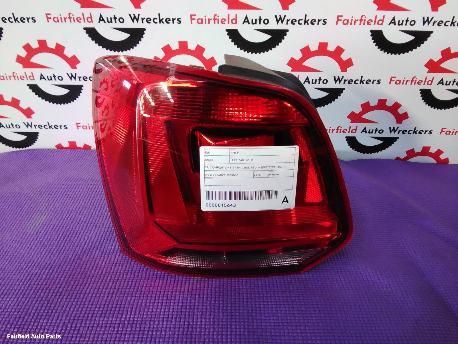 2014-2017 Volkswagen Polo Left Taillight