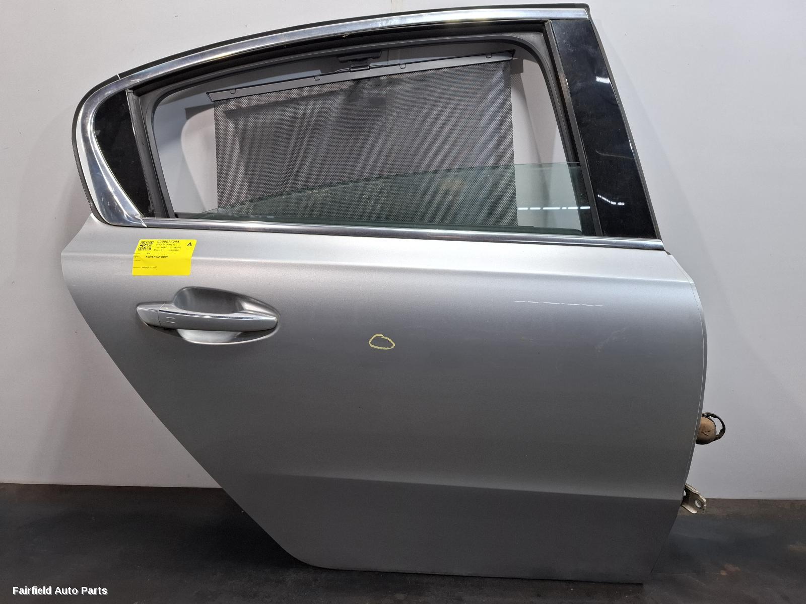2011-2017 Peugeot 508 Right Rear Door Sliding