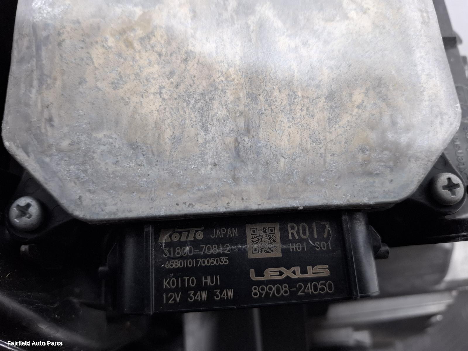 2014-2017 Lexus Rc Right Headlamp