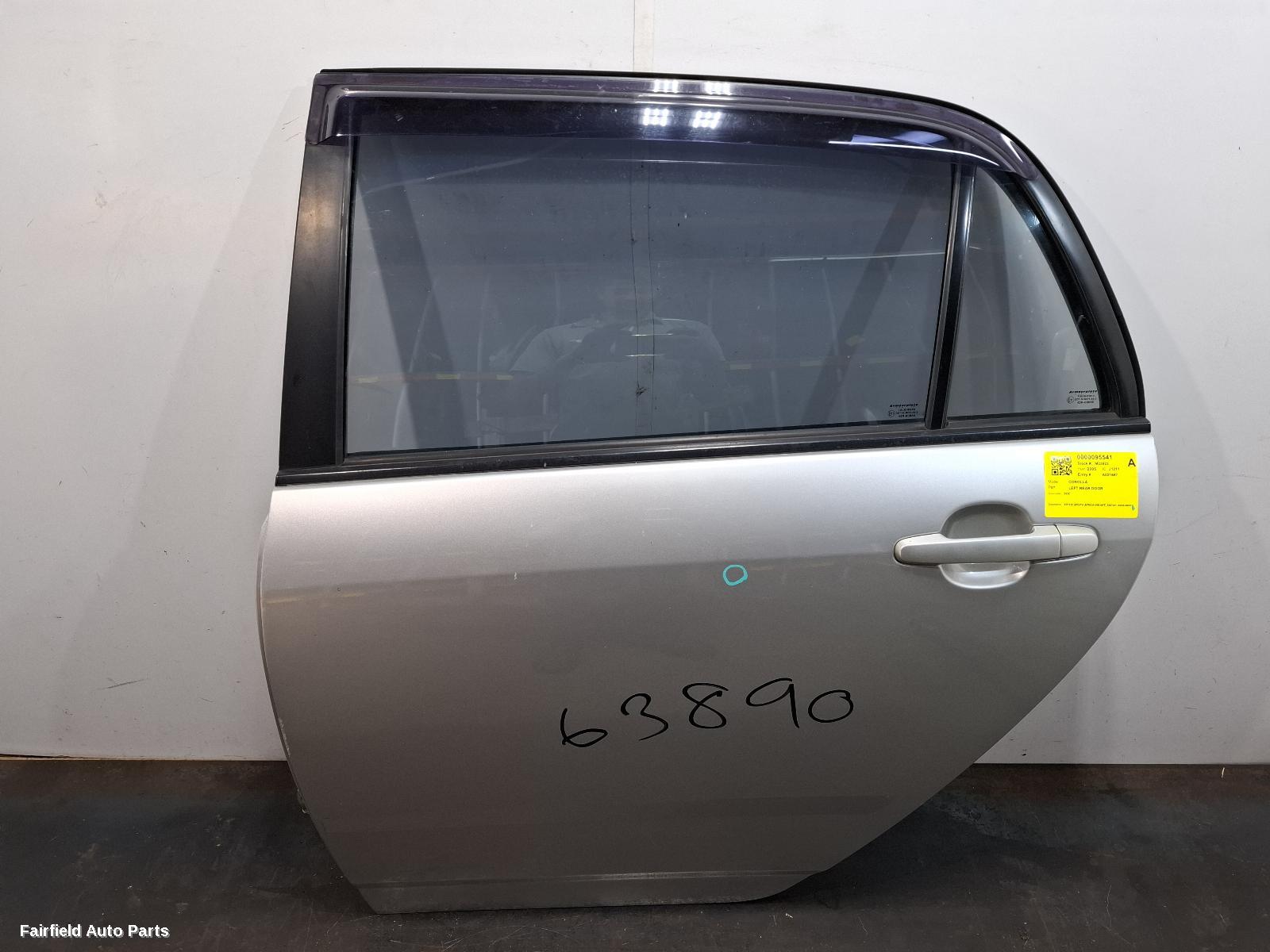 2003-2007 Toyota Corolla Left Rear Door Sliding