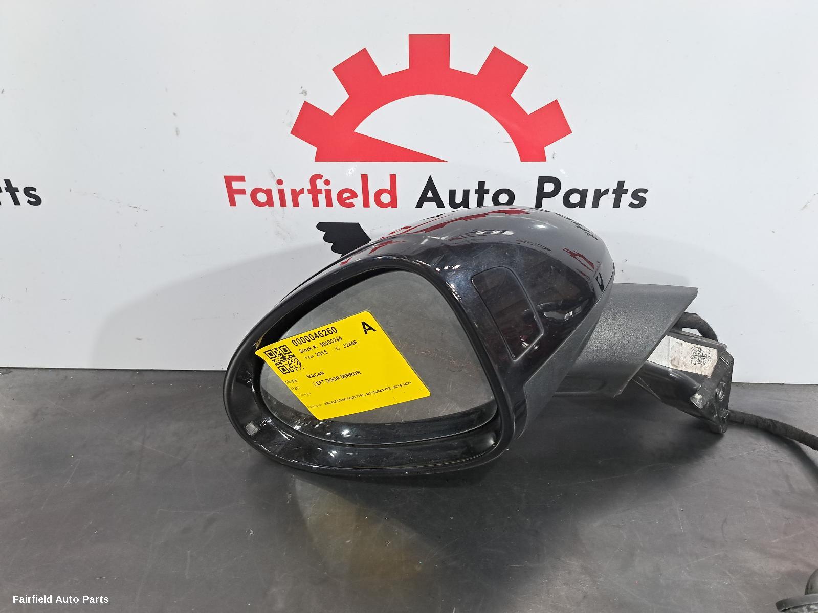 2014-2021 Porsche Macan Left Door Mirror