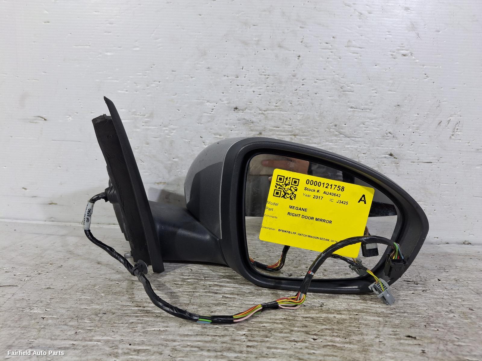 2016-2020 Renault Megane Right Door Mirror