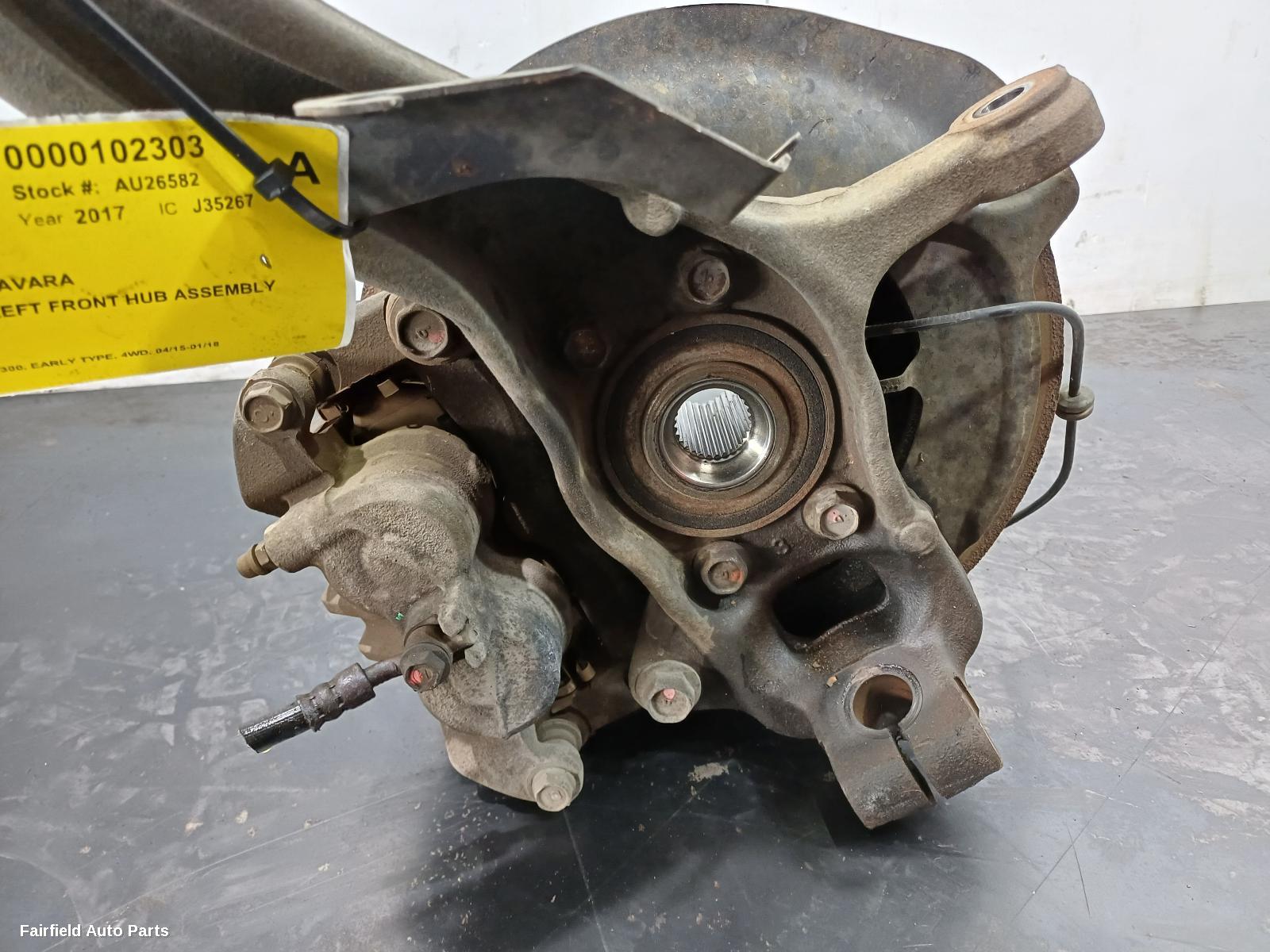 2015-2018 Nissan Navara Left Front Hub Assembly