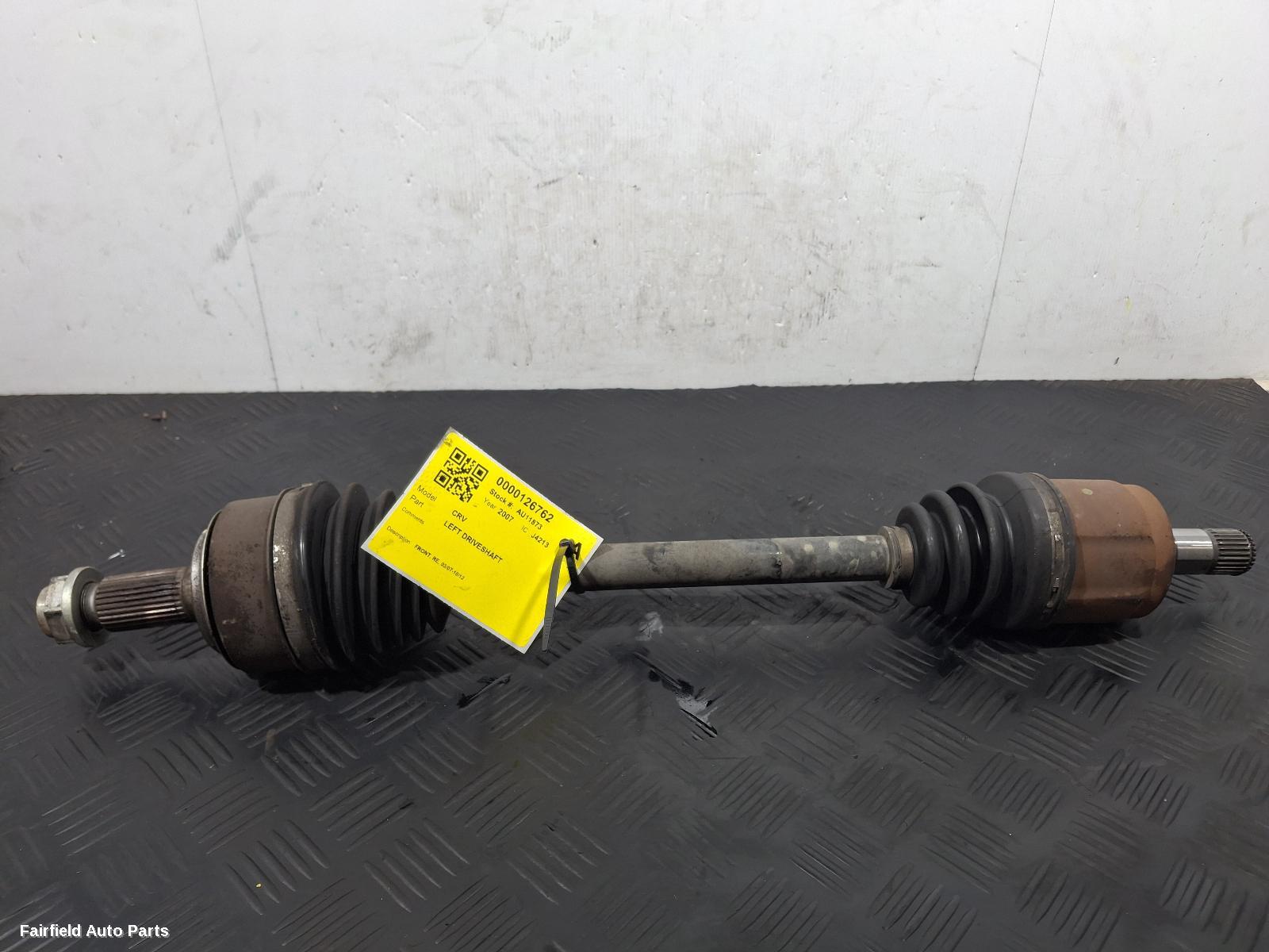 2007-2012 Honda Crv Left Driveshaft