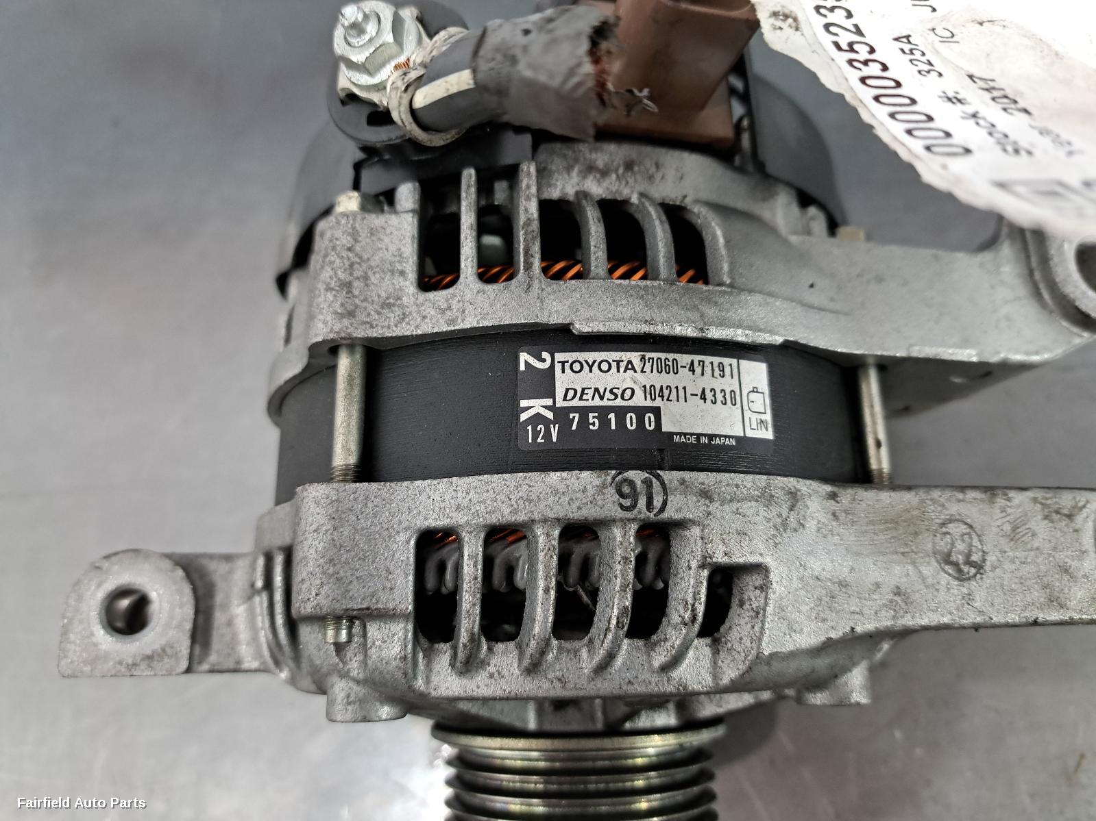 2016-2023 Toyota C-hr Alternator