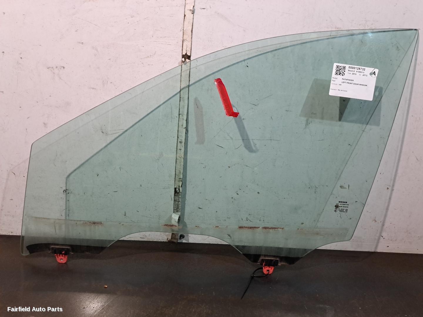 2013-2021 Nissan Pathfinder Left Front Door Window