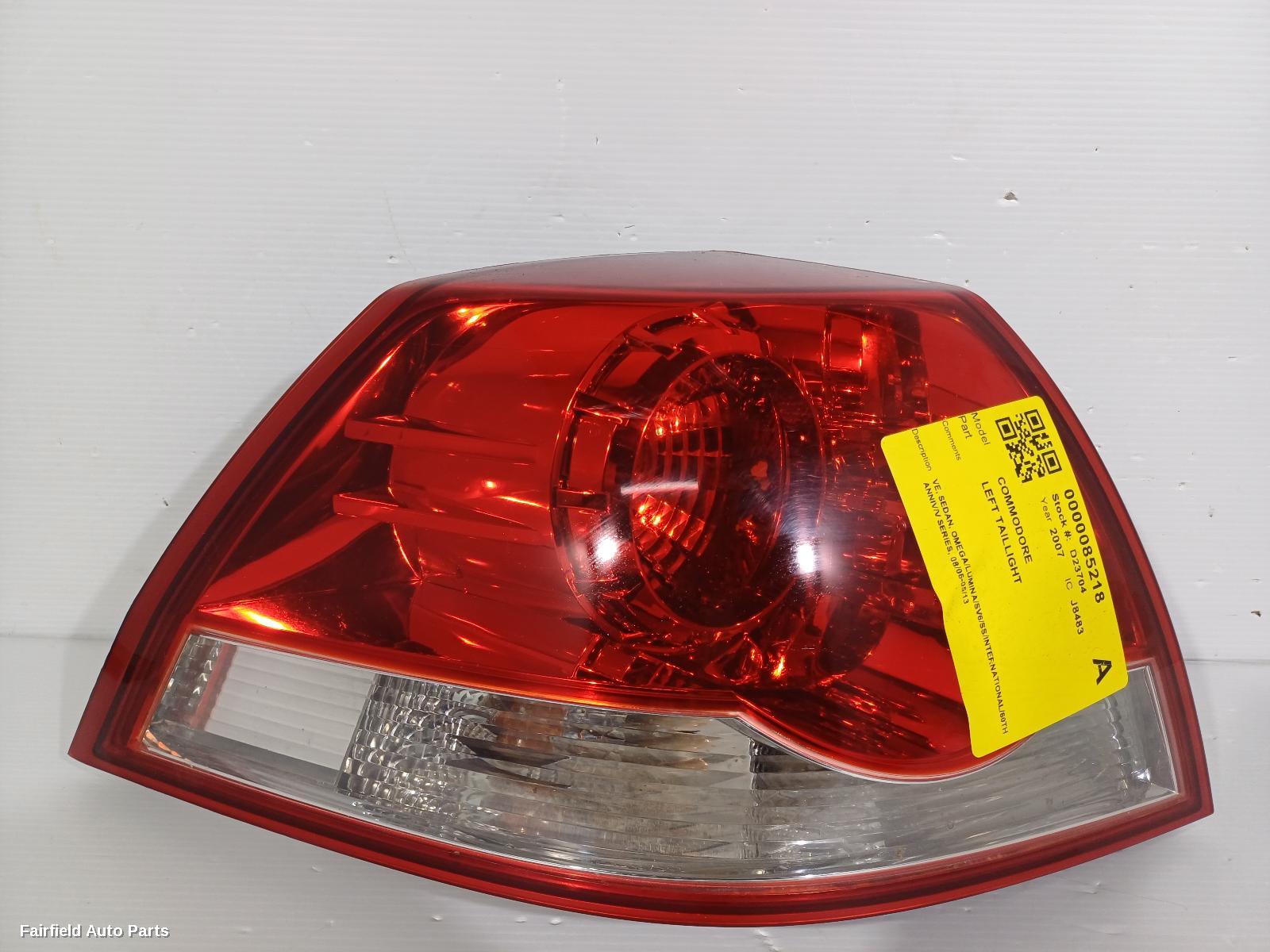 2006-2013 Holden Commodore Left Taillight