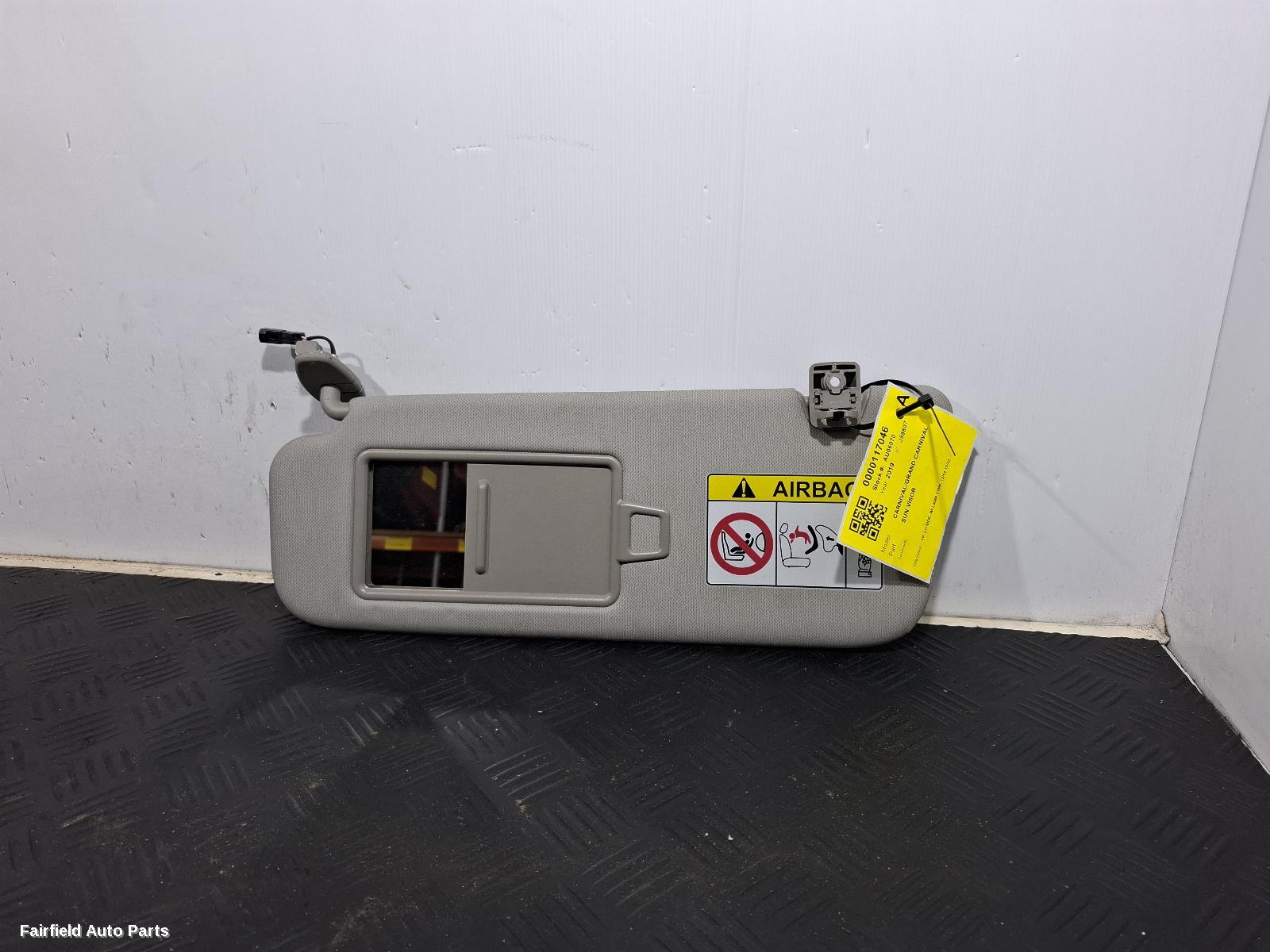 2014-2020 Kia Carnival/grand Carnival Sunvisor