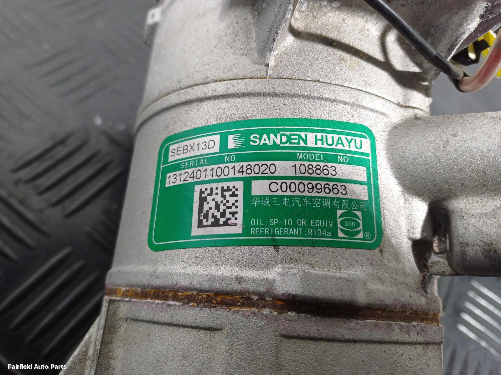 2021-2025 Ldv T60 A C Compressor