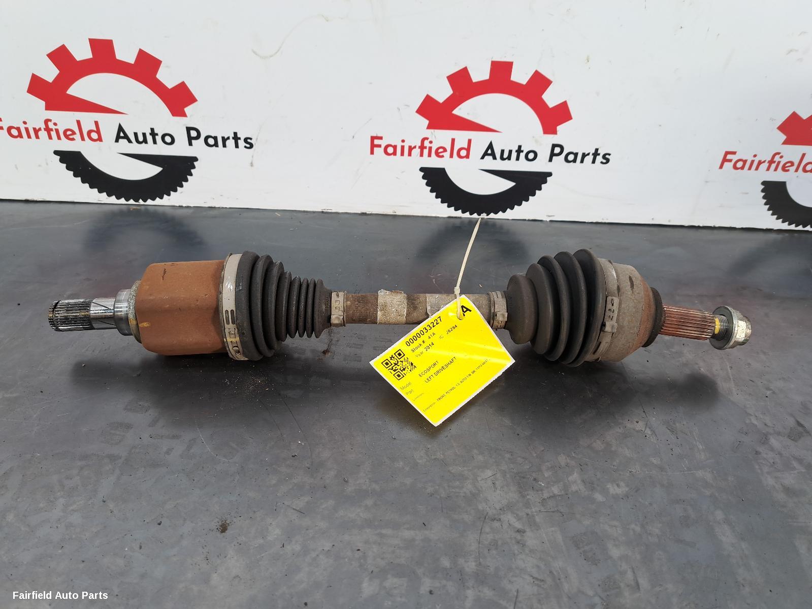 2013-2017 Ford Ecosport Left Driveshaft