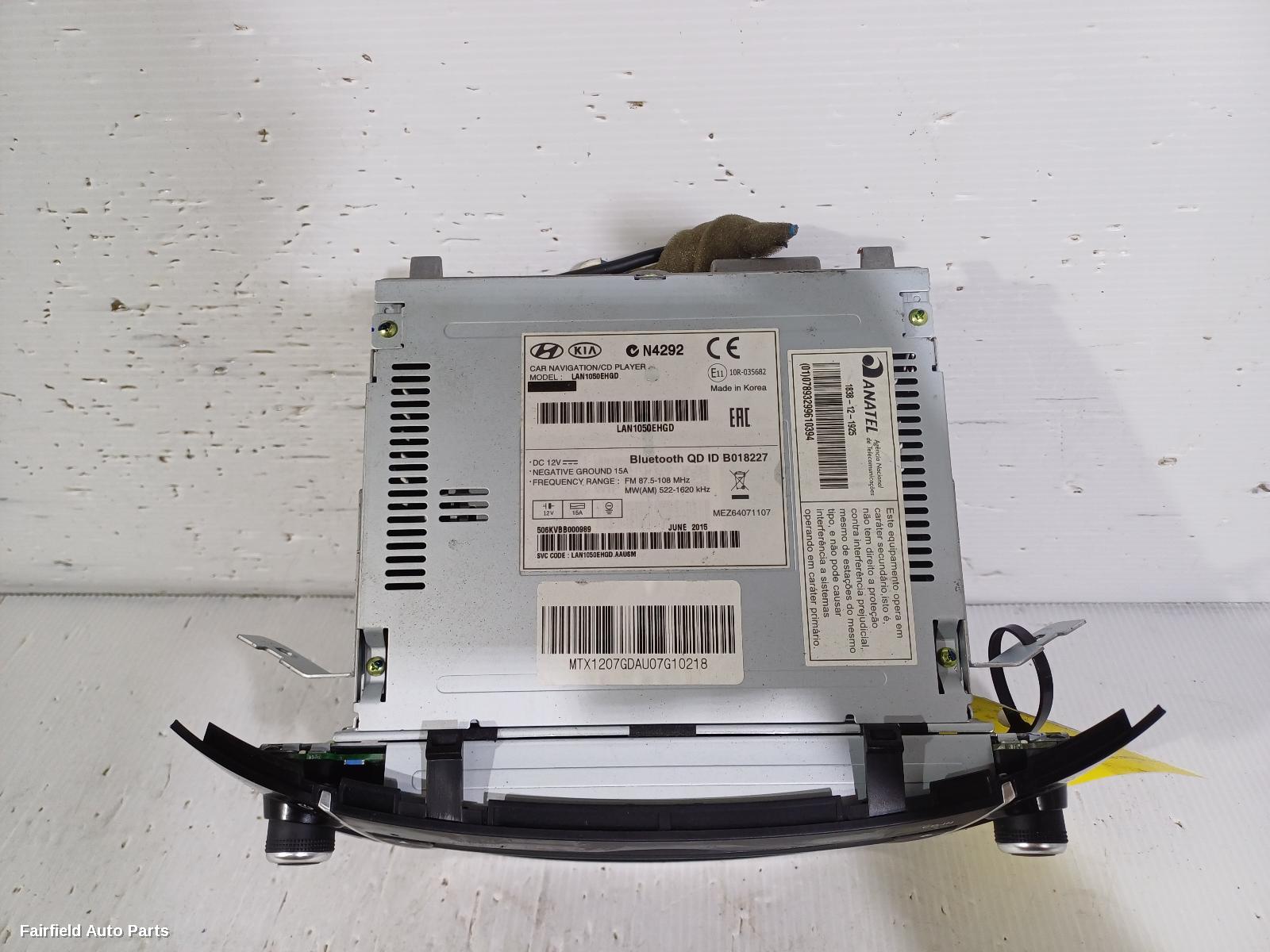 2012-2017 Hyundai I30 Radio Cd Dvd Sat Tv