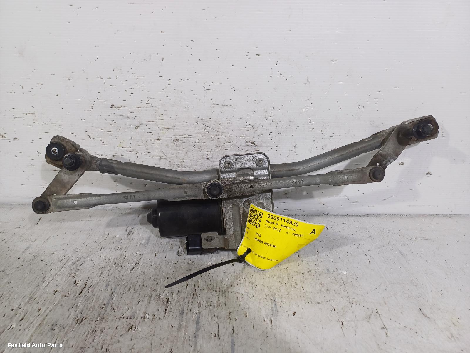 2009-2016 Hyundai Ix35 Wiper Motor