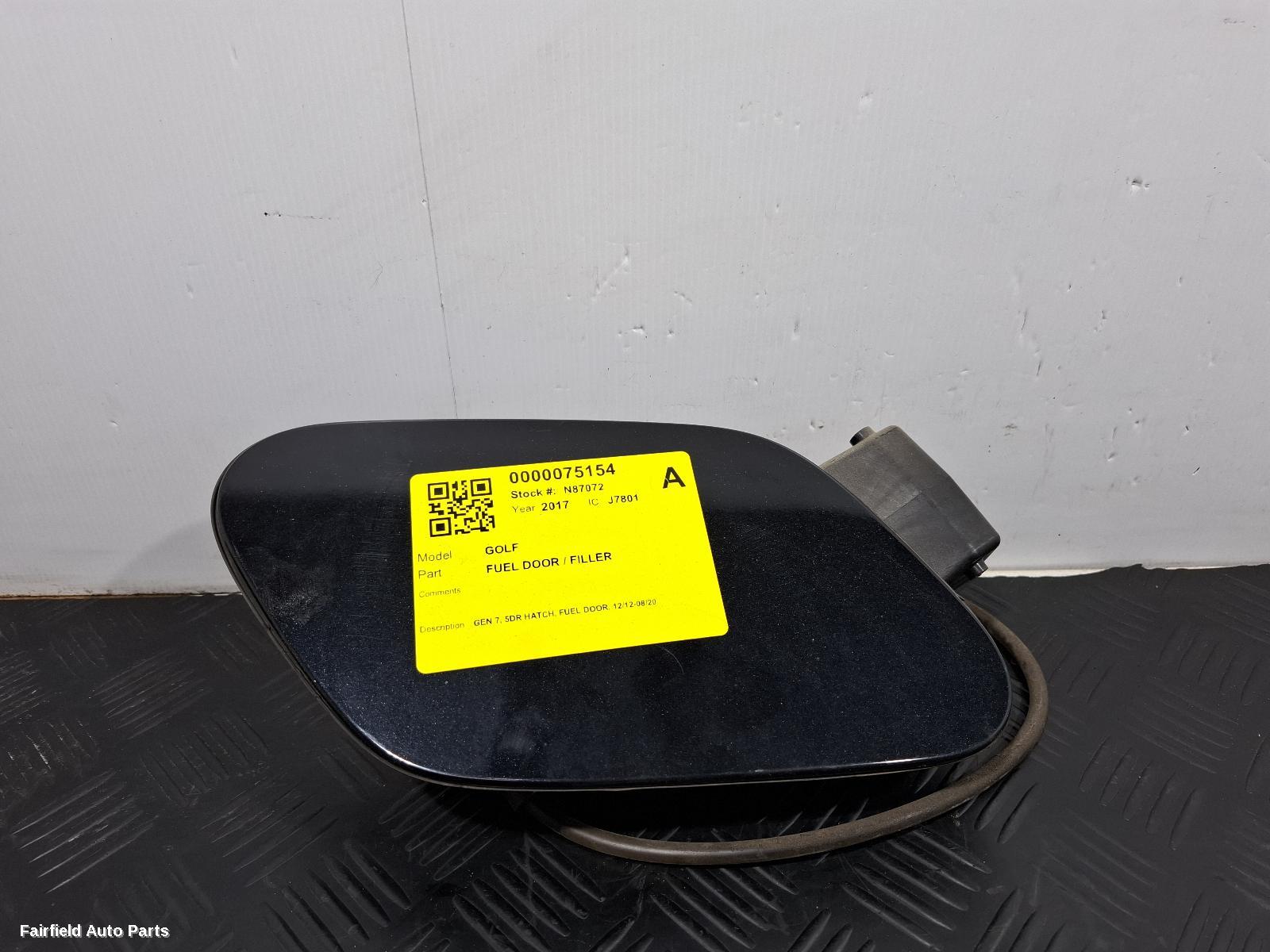 2012-2020 Volkswagen Golf Fuel Door Filler