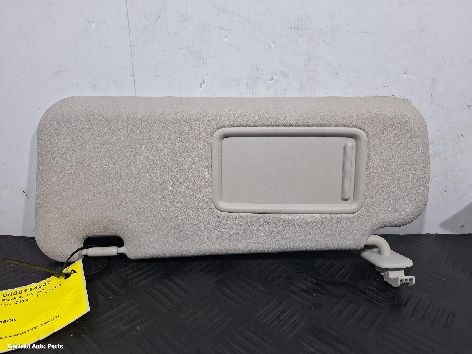 2009-2013 Mazda 3 Sunvisor