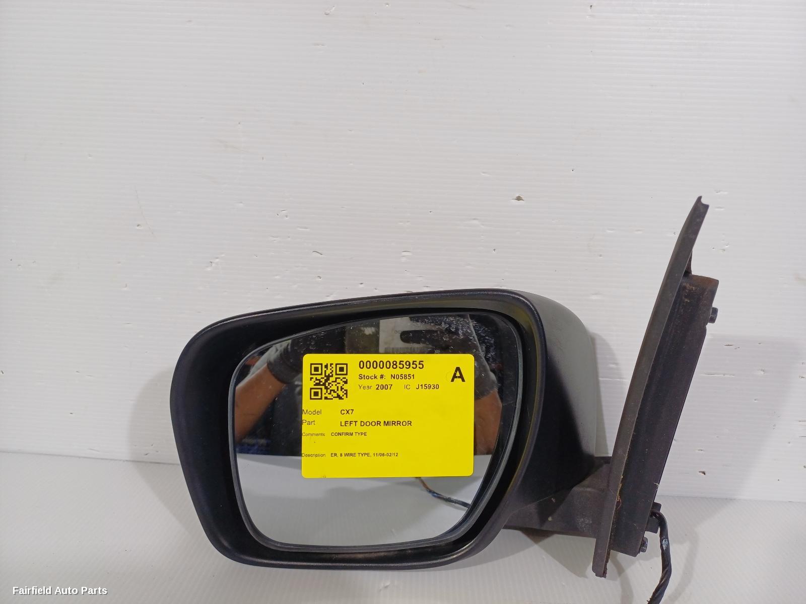 2006-2012 Mazda Cx7 Left Door Mirror