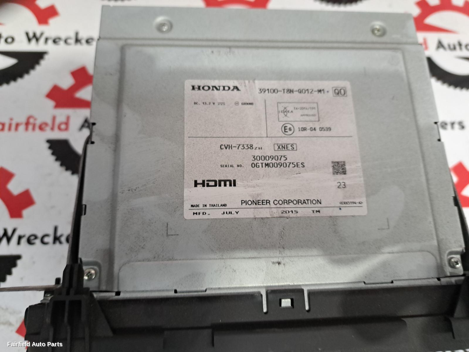 2014-2017 Honda Hrv Radio Cd Dvd Sat Tv