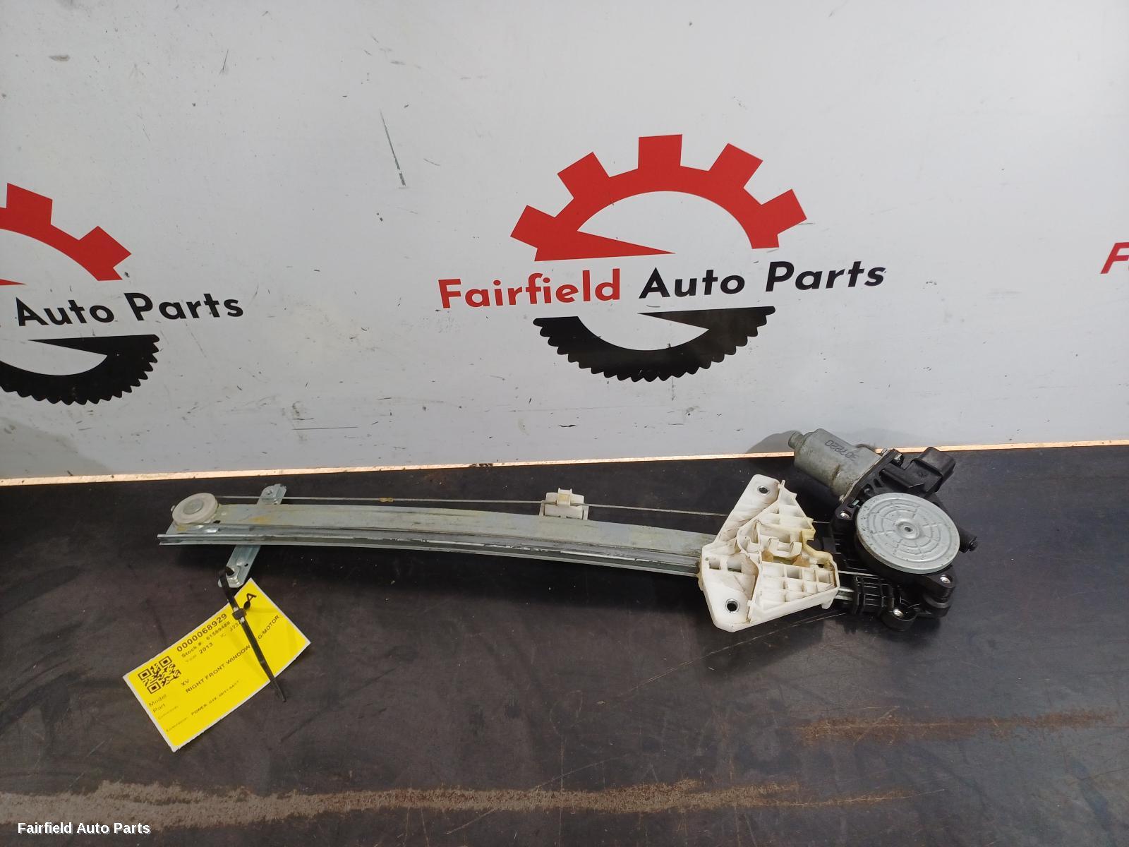 2011-2017 Subaru Xv Right Front Window Reg Motor