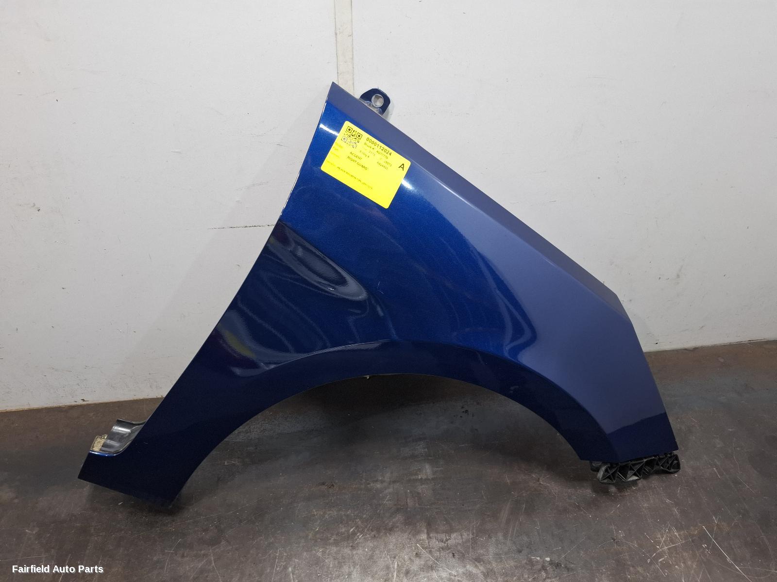 2011-2019 Hyundai Accent Right Guard