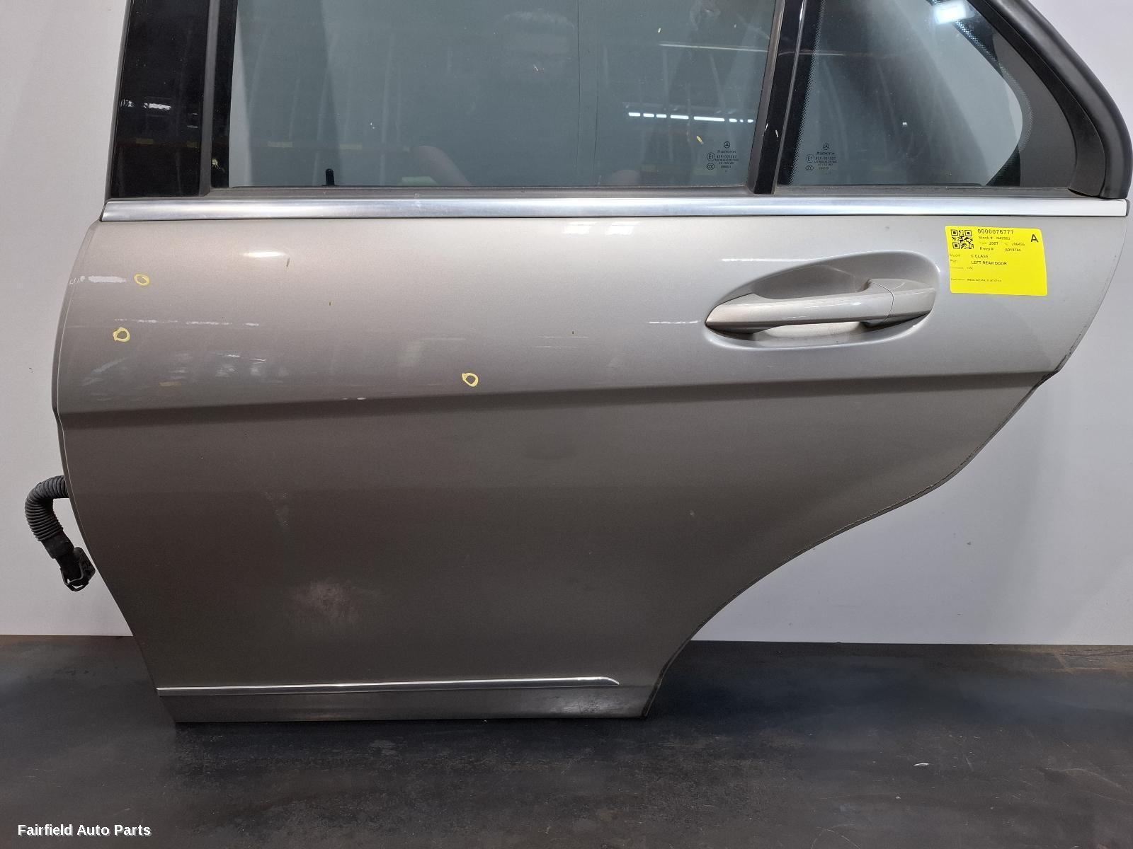 2007-2014 Mercedes C Class Left Rear Door Sliding