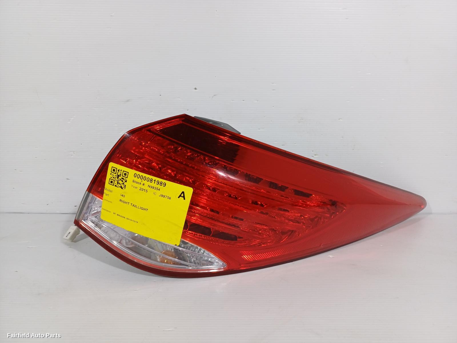 2011-2015 Hyundai I40 Right Taillight
