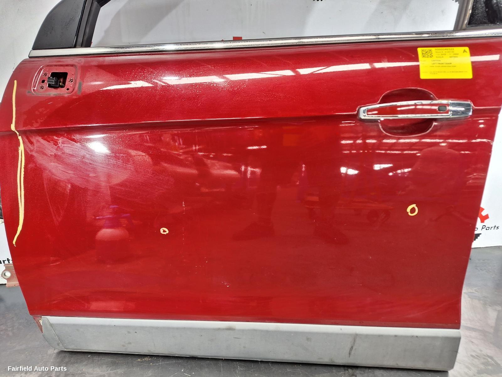 2016 Holden Captiva Left Front Door