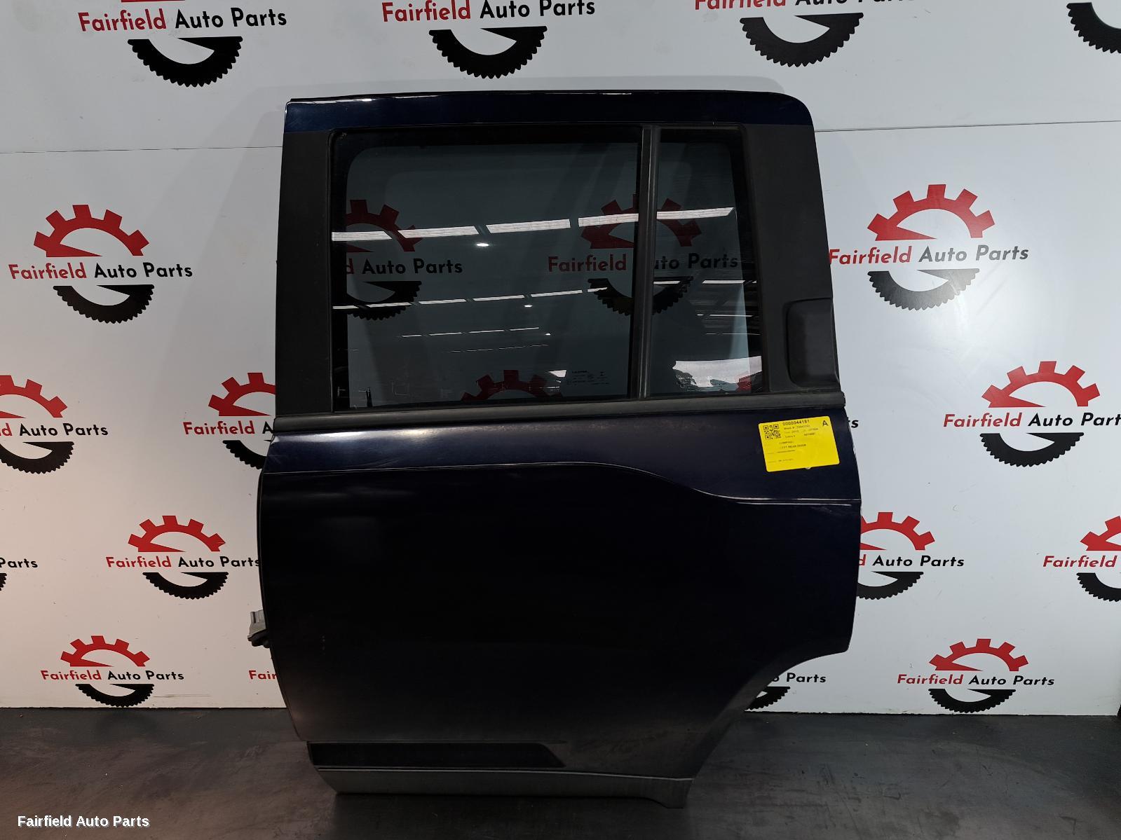 2013 Jeep Compass Left Rear Door Sliding