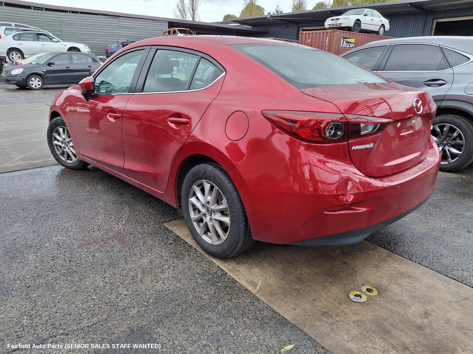 2016 Mazda 3 Left Taillight