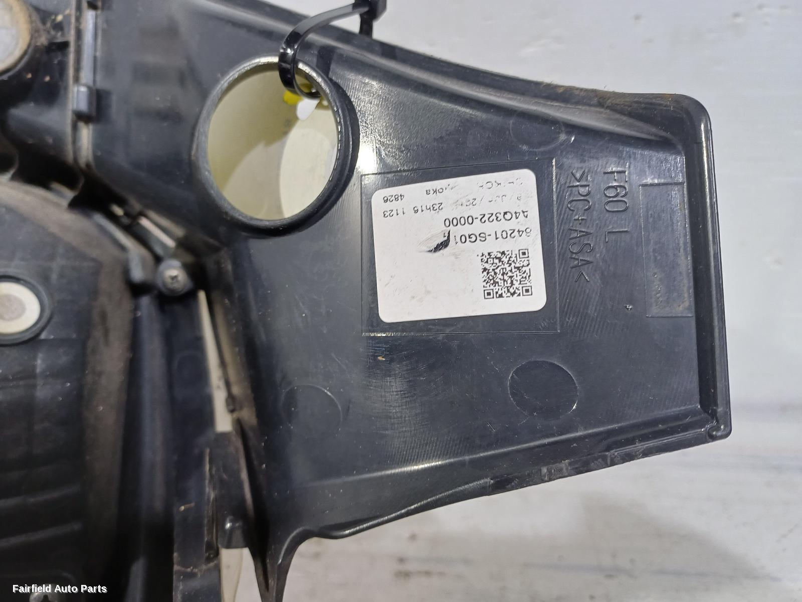 2012-2016 Subaru Forester Left Taillight