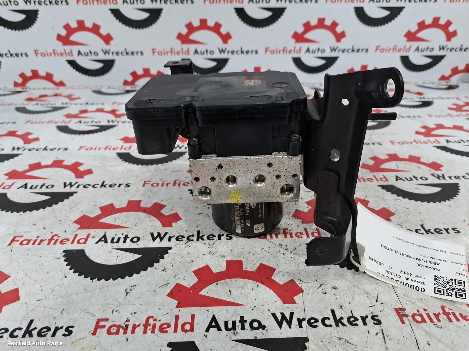 2005-2015 Nissan Navara Abs Pump Modulator